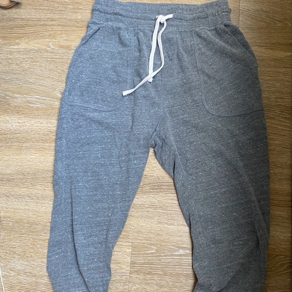 vintage sundry crop sweat pants grey - Picture 1 of 4